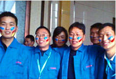 超前涂料90同學(xué)會(huì)現(xiàn)場！河南真石漆知名品牌